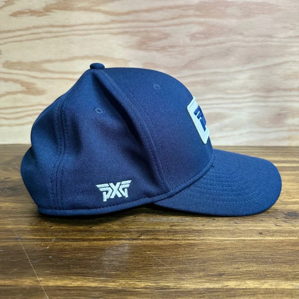 PXG Parsons Xtreme Golf Hat Mens Navy Blue Snapback Adjustable Logo Cap OSFM
